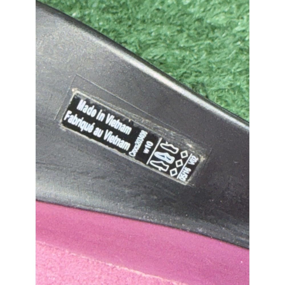 Crocs Lina Wedge Shoes Womens Size 10 Black Slip On Heel Casual Comfort Sandals - Picture 9 of 9